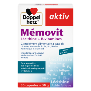 Doppelherz aktiv Mémovit – Lécithine + B-vitamines