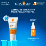 La Roche-Posay Anthelios UVMune 400 Crème Hydratante SPF 50+ avec Sérum Pure Vitamin C12 offert