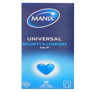 Manix Universal – Boîte de 20 Préservatifs