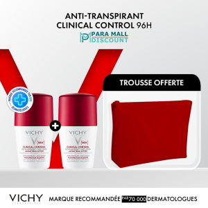 Vichy Clinical Control 96H x2 + Trousse OFFERTE