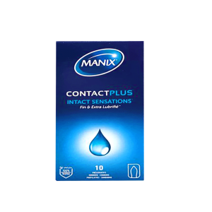 Manix Contact Plus – 10 Préservatifs