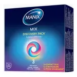 Manix Mix Discovery Pack x3 – Préservatifs Plaisirs Variés