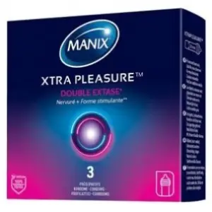 Manix Xtra Pleasure – Double Extase (x3)