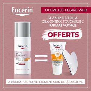 Eucerin Anti-Pigment Soin de Jour SPF 30 - Gua Sha & Oil Control Offerts