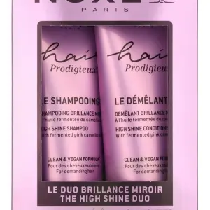 Nuxe Hair Prodigieux – Le Duo Brillance Miroir (Shampooing + Démêlant)