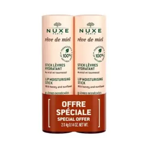 Nuxe Rêve de Miel Stick Lèvres Hydratant – Offre Spéciale Duo