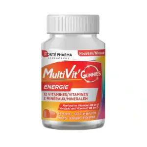 Forté Pharma MultiVit’ Gummies Énergie – 60 Gommes