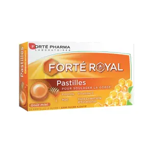 Forté Pharma Forté Royal Pastilles Gorge Goût Miel – 24 Pastilles
