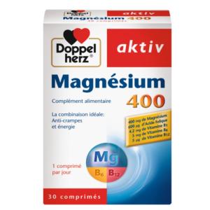 DOPPELHERZ MAGNESIUM ET VITAMINES B12+C+E 30 COMPRIMES