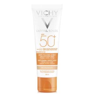 VICHY CAPITAL SOLEIL SOIN ANTI TACHES TEINTE 3 EN 1 SPF50+