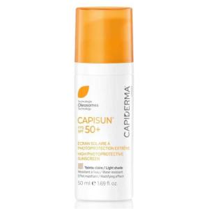 CAPIDERMA CAPISUN ECRAN SOLAIRE A PHOTOPROTECTION EXTREME TEINTE CLAIRE 50+