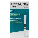 ACCU CHEK ACTIVE 25 BANDELETTES