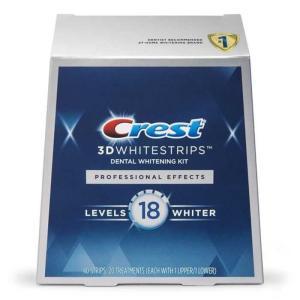CREST 3D WHITESTRIPS LEVELS 18 PROFESSIONAL EFFECTS 40 STRIPS