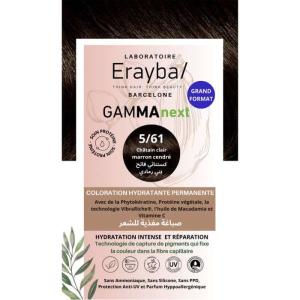 ERAYBA NEXT COLORATION HYDRATANTE PERMANENTE N5-61 CHATAIN CLAIR MARRON CENDRE
