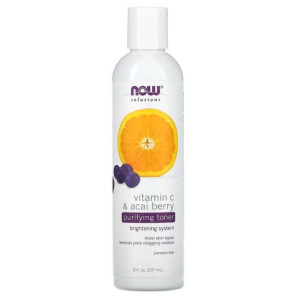 NOW TONIQUE PURIFIANT A LA VITAMINE C ACAI BERRY 237 ML