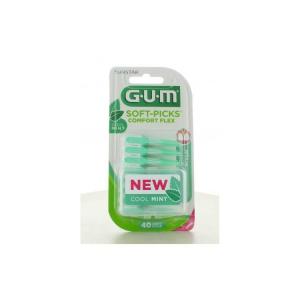 GUM SOFT PICK CONFORT FLEX 40 UNITES MENTHOLE REF 670