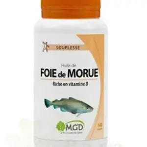 MGD Huile de Foie de Morue – 90 Capsules