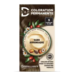 D-CAP Coloration Permanente Sans Ammoniaque – Châtain Clair 5