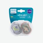 Philips Avent Sucettes Ultra Air 6–18 Mois Lot de 2