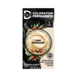 D-Cap Coloration Permanente Sans Ammoniaque N°1 – Noir