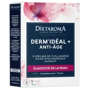 Dietaroma Derm’Idéal+ Anti-Âge – Élasticité de la Peau – 20 ampoules